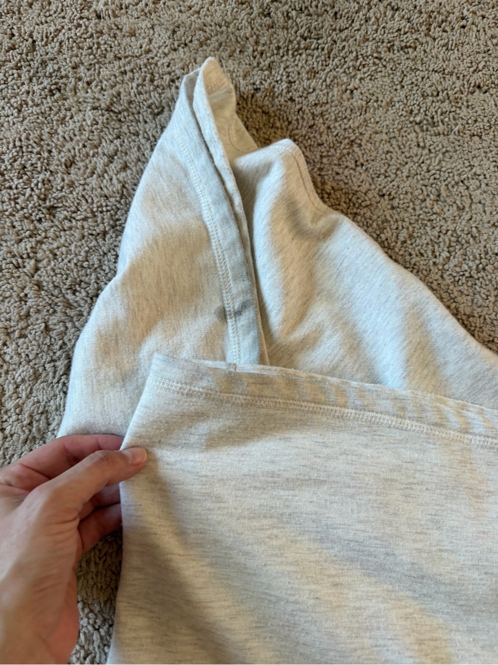 Light beige  Drawstring Sweatpants - Picture 4 of 4